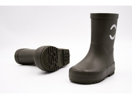 MIKK-LINE GUMÁKY - SLATE BLACK (Veľkosť 20, Vnútorná dĺžka  topánky v cm 13.8, Vnútorná šírka topánky v cm 6)