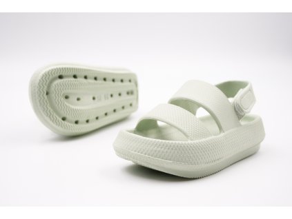 MIKK-LINE GUMENÉ SANDÁLKY - DESERT SAGE (Veľkosť 24, Vnútorná dĺžka  topánky v cm 15.5, Vnútorná šírka topánky v cm 6.6)