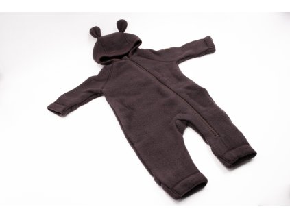 MIKK-LINE MERINO OVERAL NA ZIPS S UŠKAMI - JAVA (Veľkosť 62)