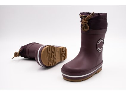 MIKK-LINE ZATEPLENÉ GUMÁKY - HUCKLEBERRY (Veľkosť 21, Vnútorná dĺžka  topánky v cm 14.2, Vnútorná šírka topánky v cm 6.2)