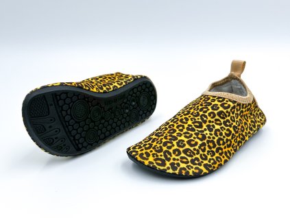 MILASH TOPÁNKY DO VODY - COOL KIDS LEOPARD (Veľkosť 20, Vnútorná dĺžka  topánky v cm 13.5, Vnútorná šírka topánky v cm 6.2)