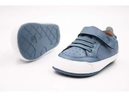 OLD SOLES PREWALKERS BABY TREADY - INDIGO/SNOW (Veľkosť 19, Vnútorná dĺžka  topánky v cm 11.9, Vnútorná šírka topánky v cm 6.1)