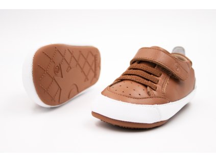 OLD SOLES PREWALKERS BABY TREADY - TAN/SNOW (Veľkosť 19, Vnútorná dĺžka  topánky v cm 11.9, Vnútorná šírka topánky v cm 6.1)
