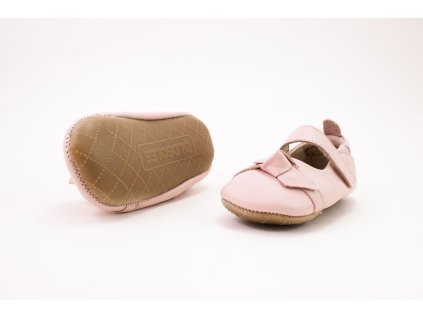 OLD SOLES PREWALKERS BOW CHIQUE POWDER PINK (Veľkosť 24)