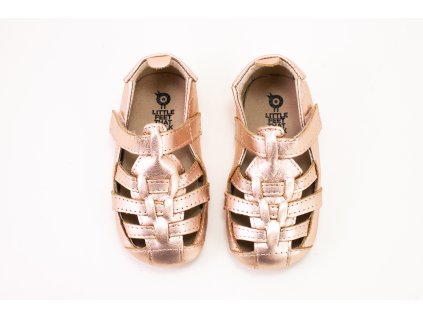 OLD SOLES PREWALKERS GLADIATOR FLAT COPPER (Veľkosť 24)