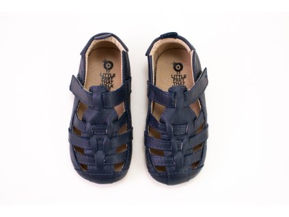 OLD SOLES PREWALKERS GLADIATOR FLAT NAVY (Veľkosť 24)