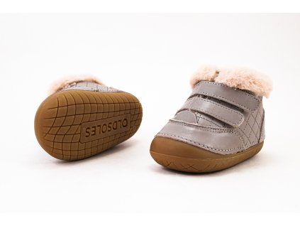 OLD SOLES QUILTY BEAR PAVE ZATEPLENÉ - TAUPE (Veľkosť 25)