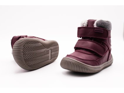 PROTETIKA ZIMNÉ TOPÁNKY - TAMIRA BORDO (Veľkosť 19, Vnútorná dĺžka  topánky v cm 11.8, Vnútorná šírka topánky v cm 5.5)