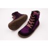 BAREFOOT ZIMNÉ TOPÁNKY FRODDO BAREFOOT TEX WOOL GROW - PURPLE (Veľkosť 31, Vnútorná dĺžka  topánky v cm 20.1, Vnútorná šírka topánky v cm 7.8)