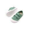 DETSKÉ BAREFOOT PLÁTENKY IGOR SHOES CANVAS - MATCHA (Veľkosť 20, Vnútorná dĺžka  topánky v cm 12.3, Vnútorná šírka topánky v cm 5.9)