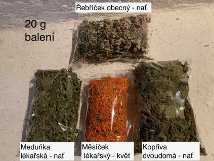 20g bylinky s popisem