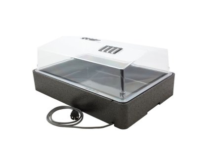 HGA Garden Propagator 64/50, skleník, tvrdý plast, vyhřívaný, 60x40x25 cm