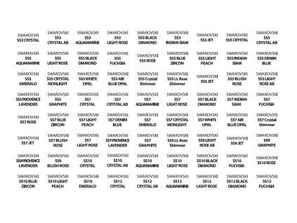 1830 swarovski stickers