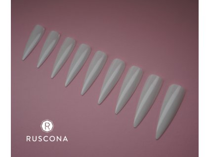 Stiletto TIPS NAIL ART 50 Stk. (Tipnummer Nummer 1 – 4,4 cm)