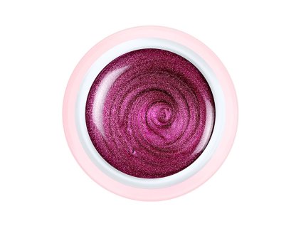 2580 uv led gel metallic rose 418