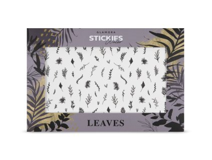 771 1 wassersticker 7 black leaves