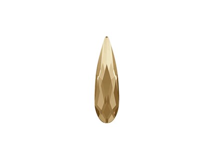 852 raindrop golden shadow 6mm swarovski