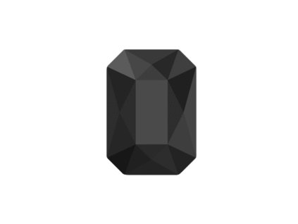 867 emerald jet black hf 8mm swarovski