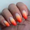 neon mandarine coral red