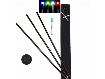 DG Világító Alkonykapcsolós Dőlőbója csomag /hord táskával, súllyal,  4,25m