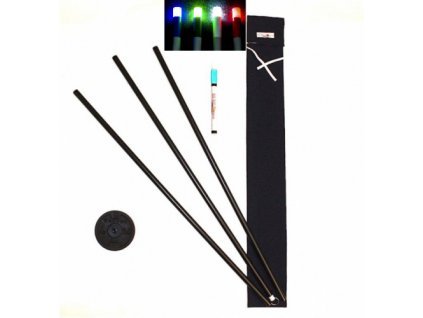 DG Komplett Világító Alkonykapcsolós Dőlőbója Szett / hord táskával, súllyal, 3,25m