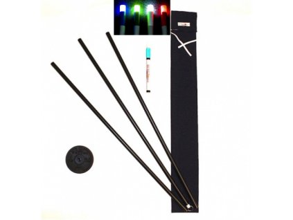 DG Komplett Világító Alkonykapcsolós Dőlőbója / hord táskával, súllyal, 6,25m