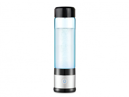 glass hydrogen generator water bottle hb h04m black silver v2