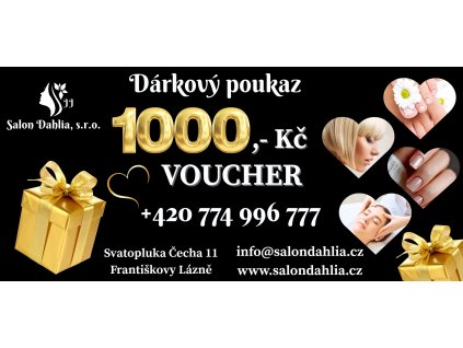 Dárkový poukaz 1000,- Kč