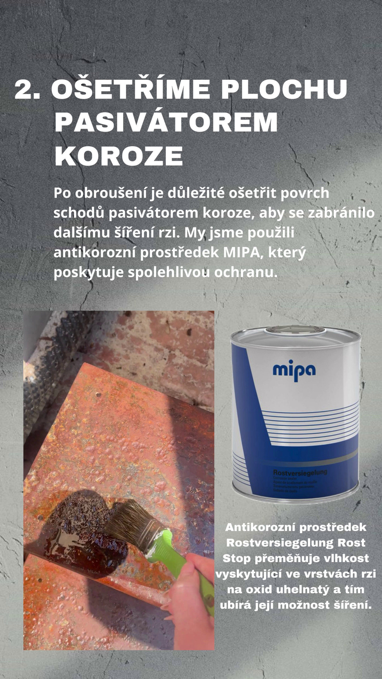 Jak odstranit rez - krok 2