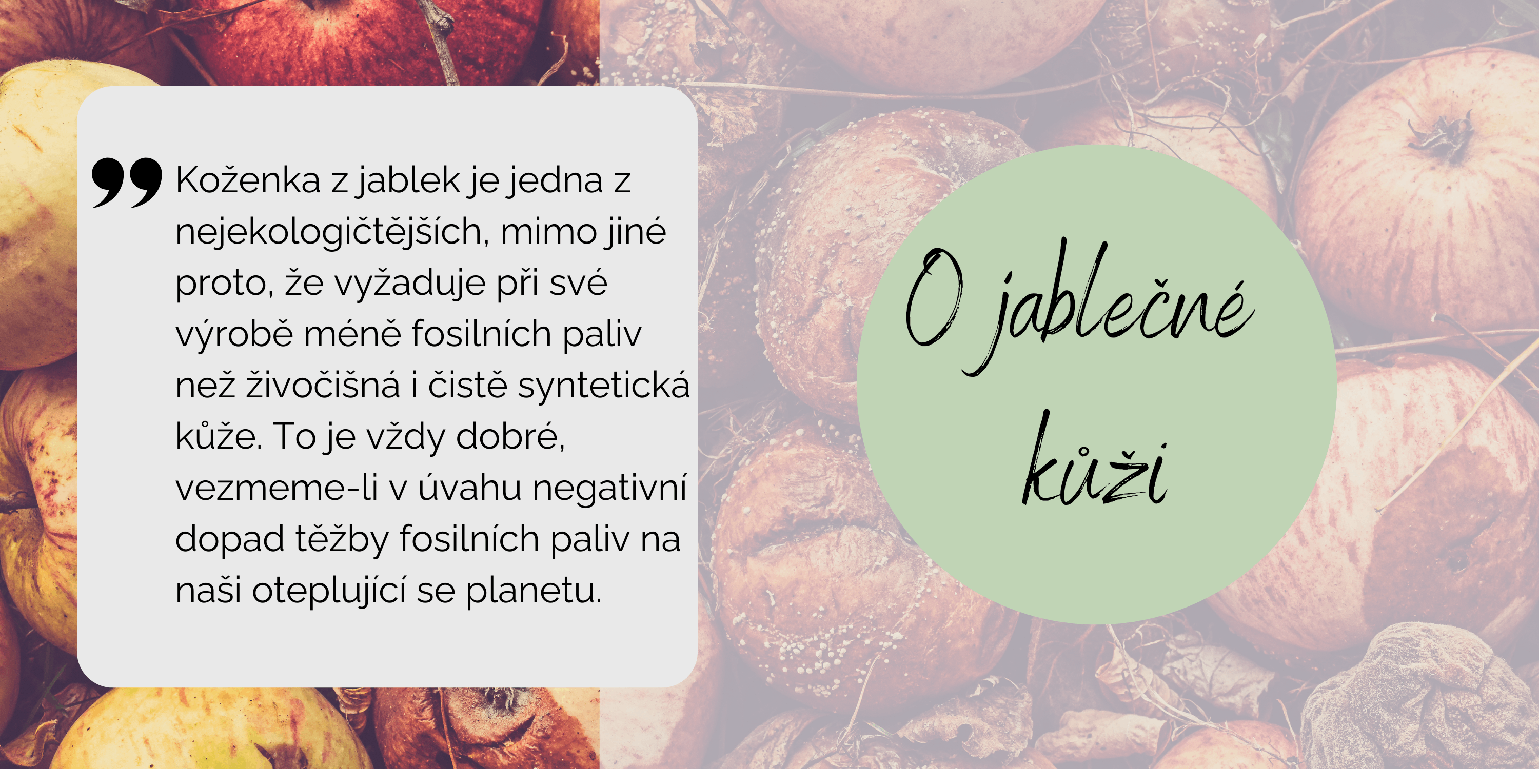 O jablečné kůži