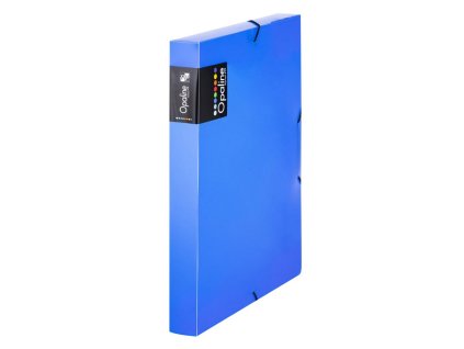 Plastový box s gumičkou Karton PP Opaline, modrý