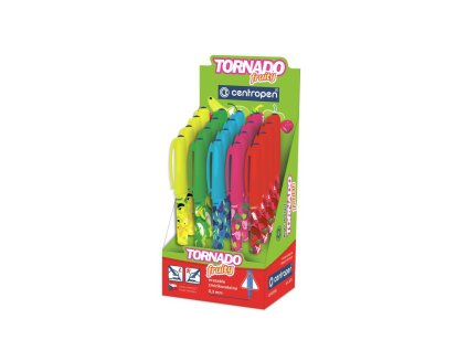 Displej Centropen roller Tornado FRUITY 2675, 20 ks
