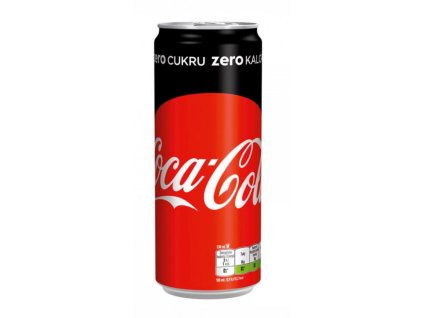Coca Cola Zero plechovka 24 x 0,33 ℓ