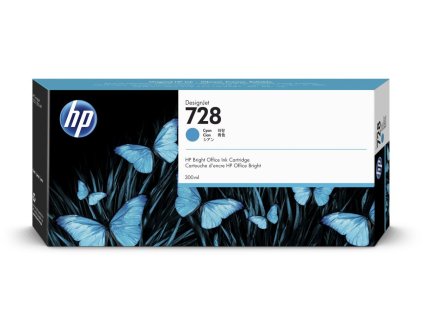 HP 728 300ml Cyan 0b