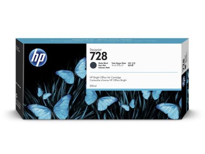 HP 728 300ml Matte Black 0b