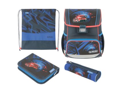 Školská taška Herlitz Loop+ Tachometer, sada