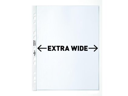 Euroobal DURABLE A4 maxi extra široký lesklý 90mic 50ks