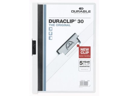 Obal s klipom DURACLIP Original 30 biely