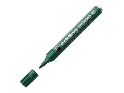 Permanentný popisovač edding 2000C zelený