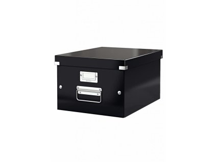 Stredná krabica Click & Store čierna