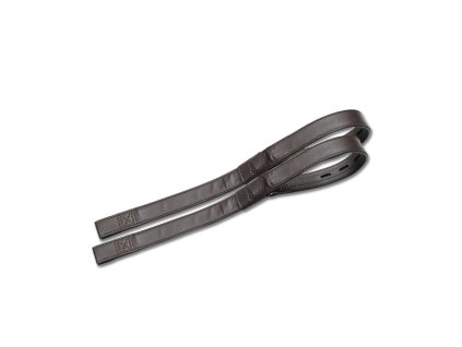 Řemeny třmenové T-Kus Webbers s krytkou Wintec černé (Barva hnědá, Velikost 60 cm)