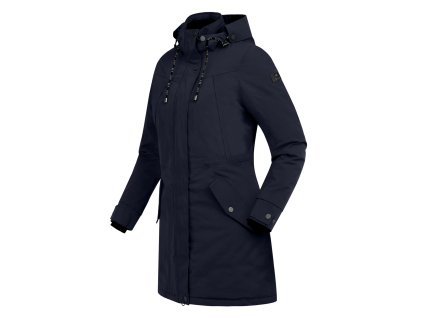Bunda jezdecká zimní Ontario Performance Parka Waldhausen, tm. modrá