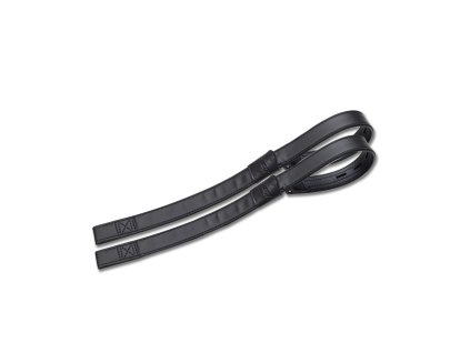 Řemeny třmenové T-Kus Webbers s krytkou Wintec černé (Barva černá, Velikost 60 cm)