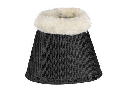 Zvon na kopyta Comfort Fur, pár (Barva černá/přírodní, Velikost L)