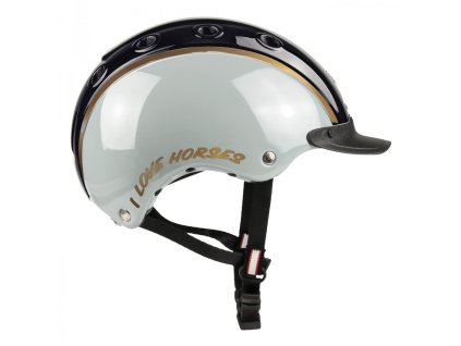 Prilba jezdecka CASCO NORIsv seda cerna 52 56cm 2009202215095136310