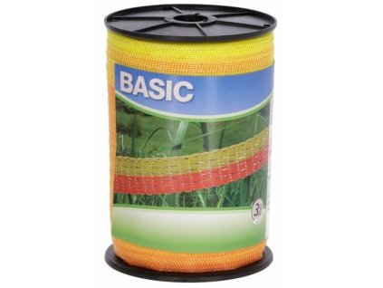Paska ohradnikova Basic 20 mm 200 m zluto oranzova 2103202516245097678