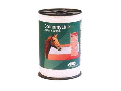 Paska ohradnikova Economy Line 20 mm 200 m bila 210320251629303395