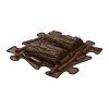 logs brown w03