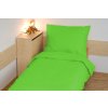 Prodloužené povlečení bavlna UNI 140x220, 70x90cm Limetka (Výběr zapínaní zipový uzávěr)