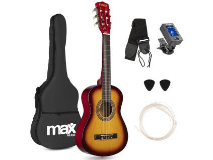 SoloArt Junior 1/4 Classic guitar pack sunburst